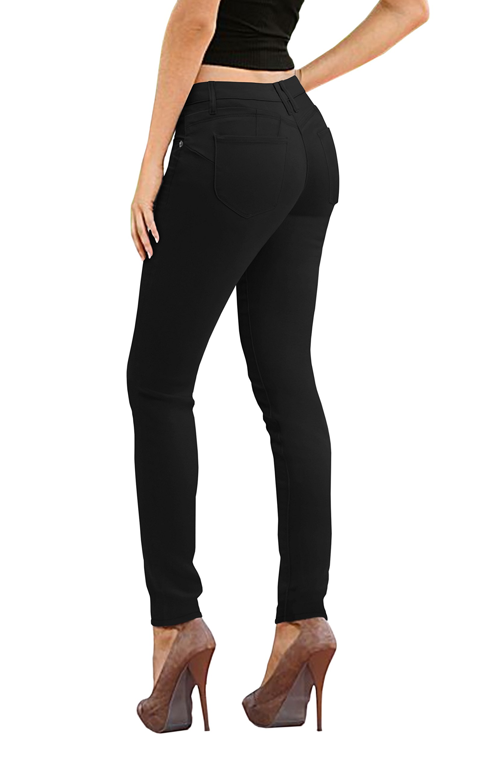 Women's Stretch Denim Skinny Jeans - Butt Lifting High Waist Yoga Pants for Comfort & Style | Perfect for Work, Yoga & Casual Wear