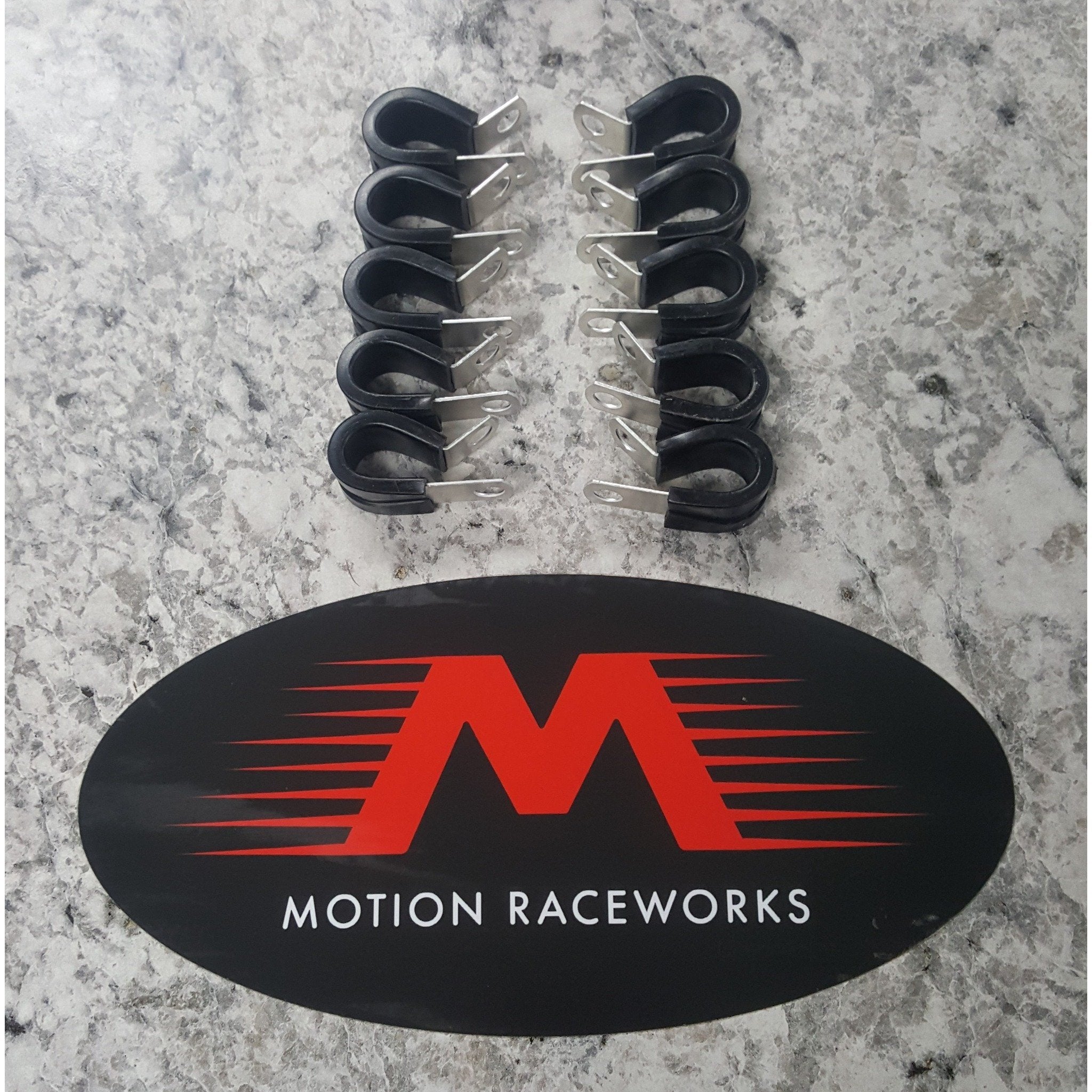 3/8 Inch Line Clamps - 10 Pack Heavy Duty Hose Clamps for Plumbing, Automotive & DIY Projects - Secure Pipe Connections for Water, Fuel & Air Lines