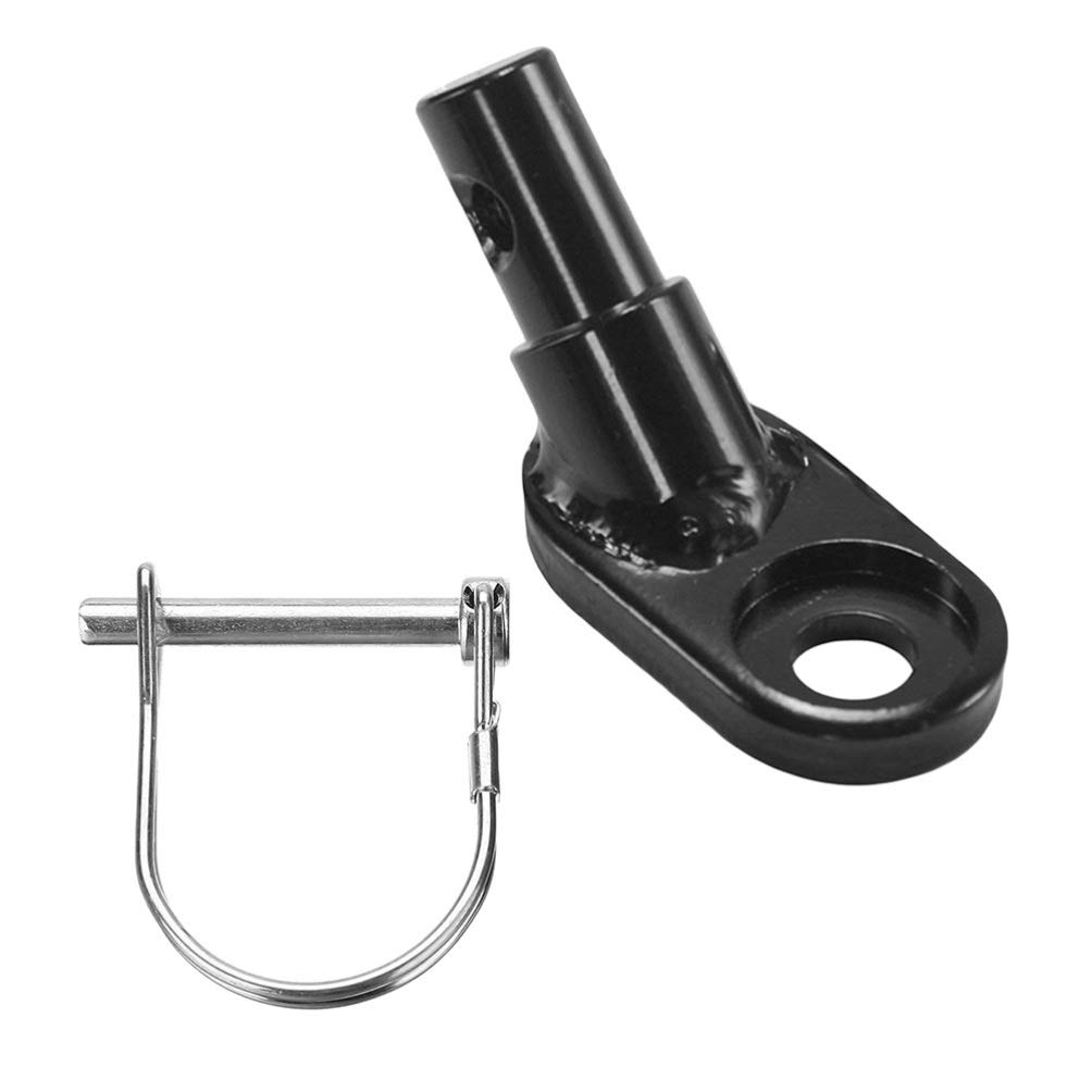 Universal Bike Trailer Coupler Hitch - Aluminum Alloy Bicycle Trailer Hitch Adapter with S Hooks for Tow Truck Accessories | Durable Metal Linker for Kids Cargo & Pet Bike Trailers | Perfect for Family Cycling, Grocery Hauling & Outdoor Adventures