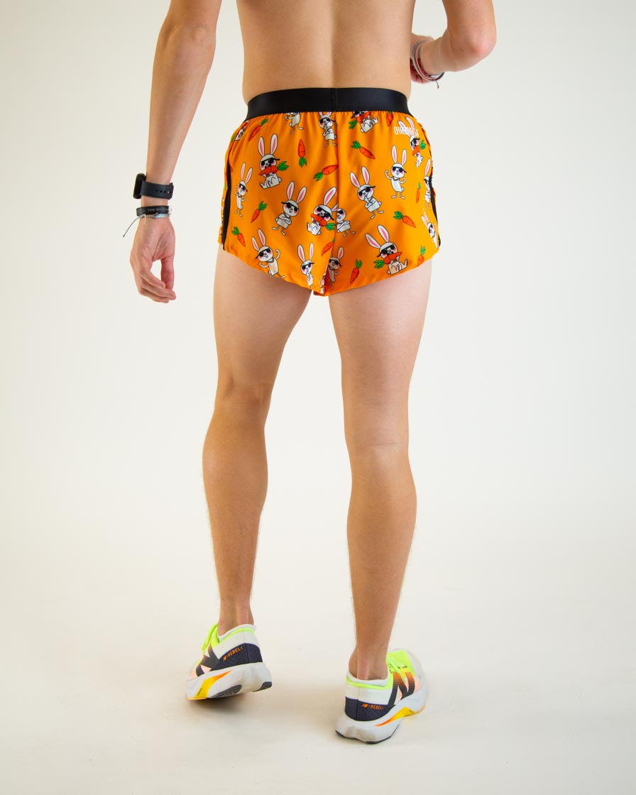 Men's Bad Bunny 2 Split Running Shorts - Lightweight Athletic Shorts for Gym, Workout & Casual Wear