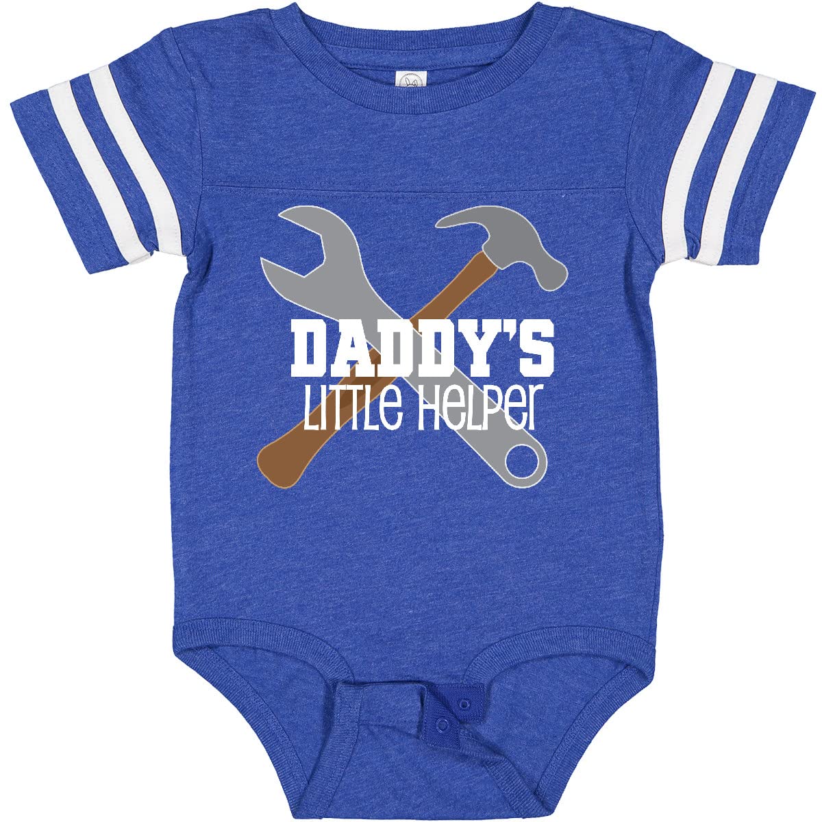 Inktastic Daddy's Little Helper Tool Set Baby Bodysuit - Cute Construction Theme Onesie for Newborns & Infants - Perfect for Father's Day, Baby Showers & Family Photos