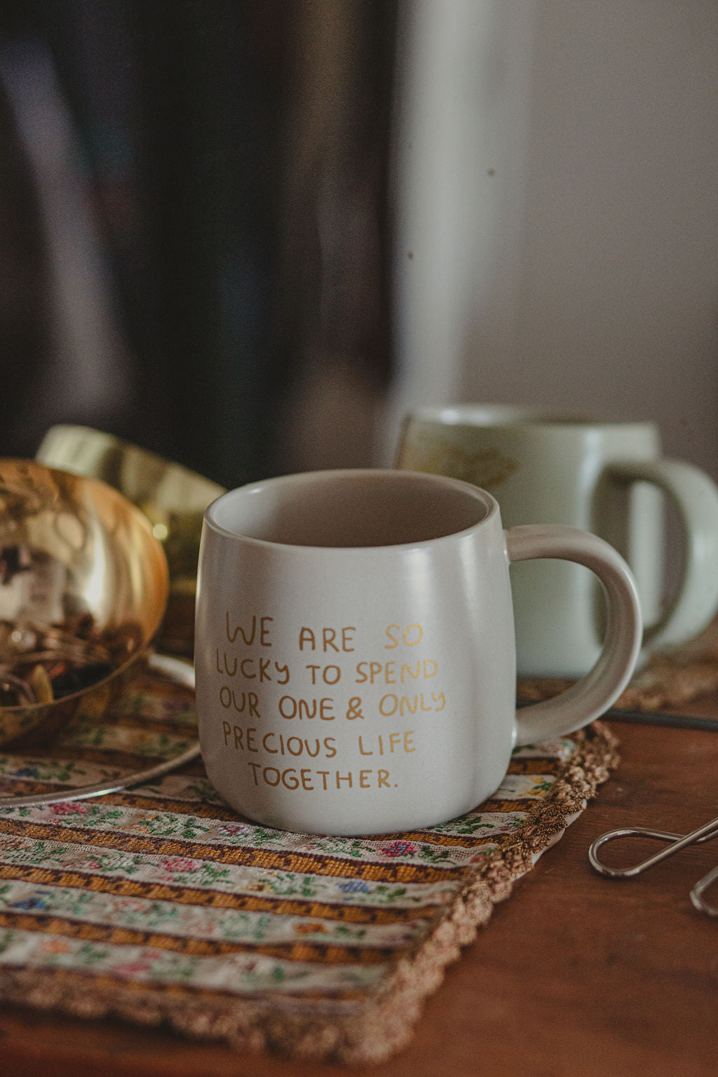 Precious Life Coffee Mug - Inspirational Ceramic Cup for Tea & Hot Drinks - Perfect for Office, Home & Gifts