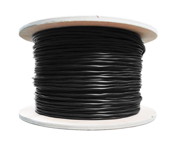 CAT6 Outdoor Bulk Ethernet Cable - Shielded Aerial Solid Copper with Messenger, 23 AWG 1000FT - Weatherproof for Long-Distance Networking & Outdoor Installations
