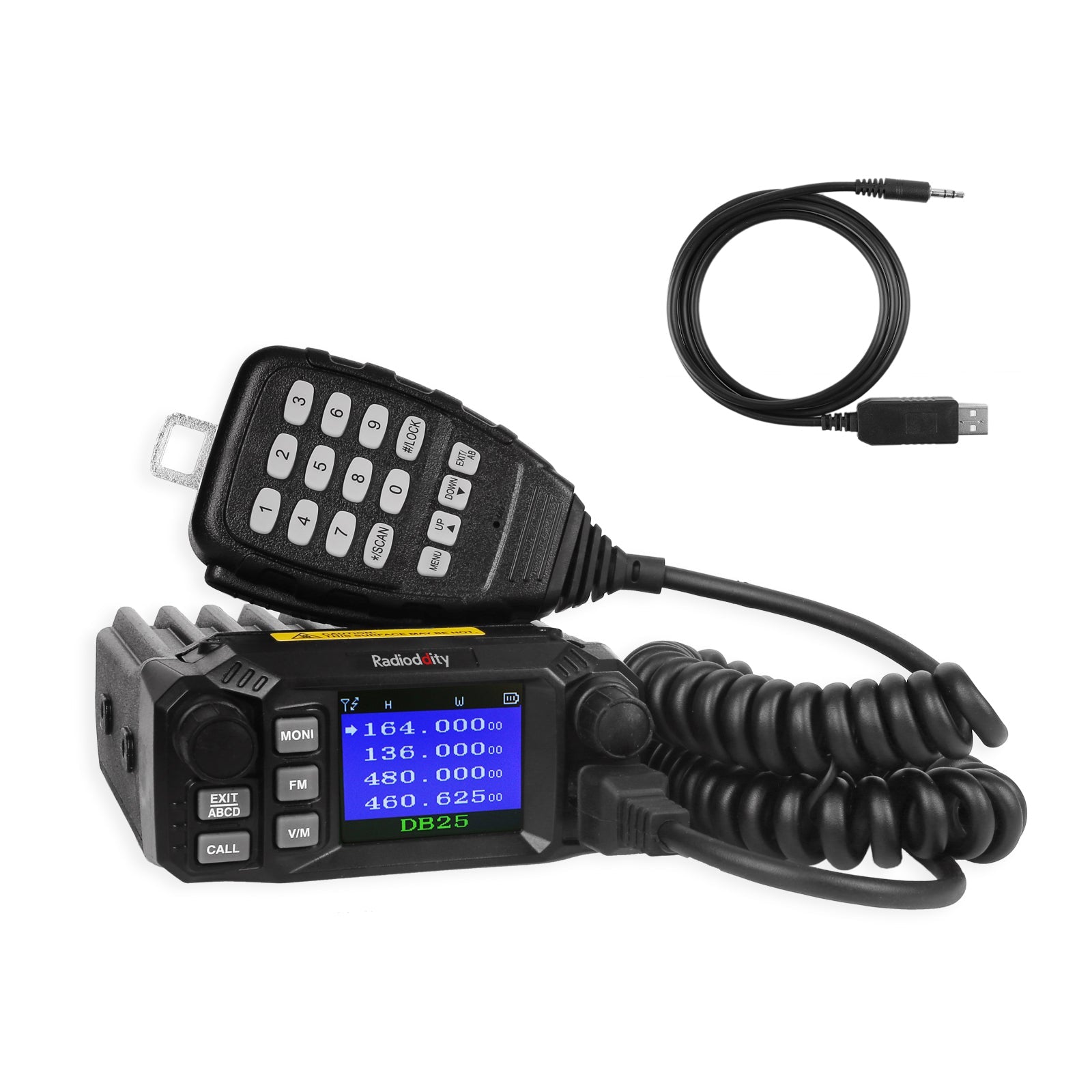 Radioddity DB25 GMRS Two-Way Radio - Open Box - Long Range Communication for Outdoor Adventures, Hiking, and Emergency Preparedness