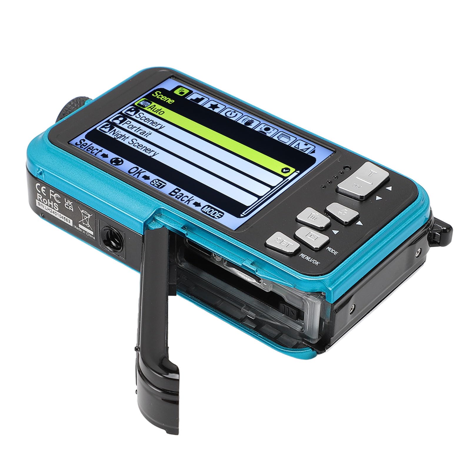 4K Waterproof Digital Camera with 2.8