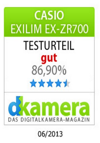 Casio Exilim EX-ZR700BK High-Speed Digital Camera - 12.1MP, 18x Zoom, 4K Video, WiFi, Black | Perfect for Travel, Vlogging & Action Photography