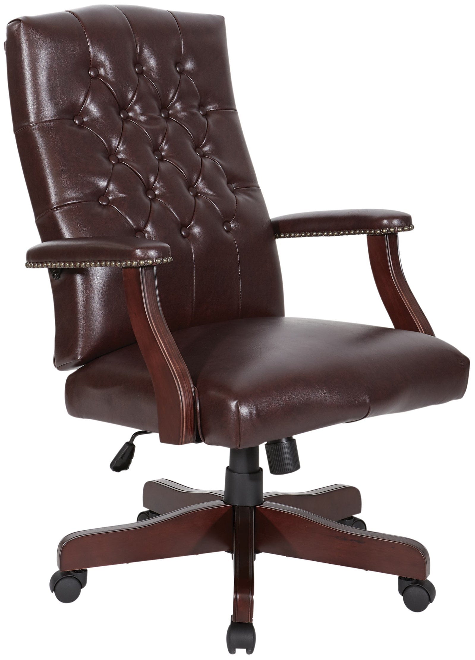 Premium Executive Office Chair with Padded Arms - Ergonomic Desk Chair for Home & Business - Comfortable High Back Swivel Task Chair for Professionals - Ideal for Long Work Hours in Office or Home Workspace