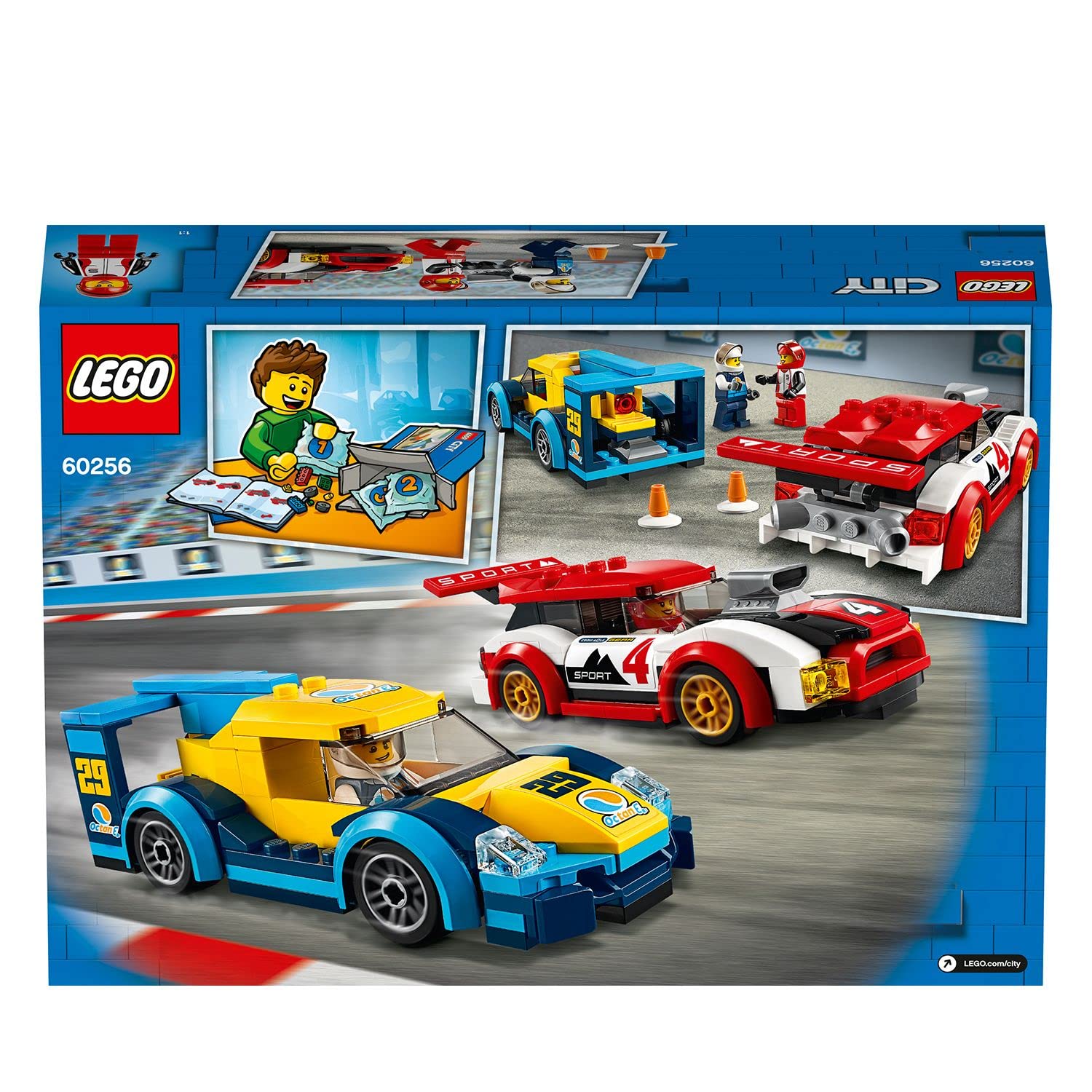 LEGO 60256 City Nitro Wheels Racing Cars Building Toy Set for Kids - Perfect for Creative Play, Birthday Gifts & Collectors