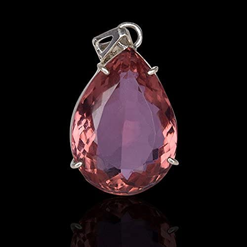 GEMHUB 90.00 Ct Alexandrite Color Changing Necklace - Pear Shape Pendant DO-734 | Elegant Fine Jewelry for Women, Perfect Gift for Anniversary, Birthday & Special Occasions