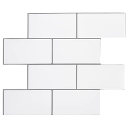 White with Gray Grout