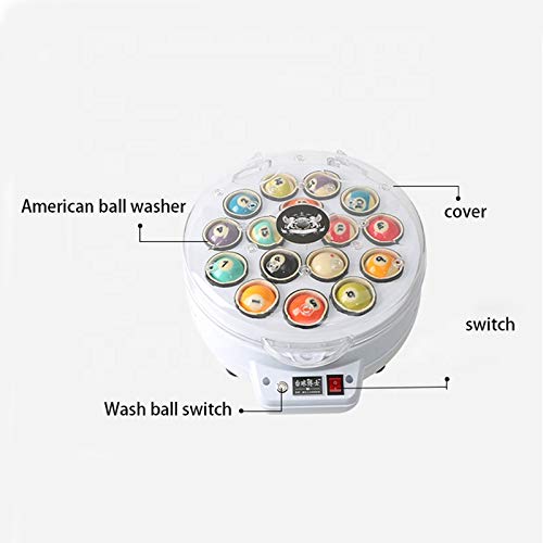 Professional Pool Ball Cleaner & Polisher - Bulletproof Billiard Ball Cleaning Machine for Home & Tournament Use | Deep Clean, Polish & Maintain Billiard Balls | Perfect for Pool Halls, Game Rooms & Professional Players
