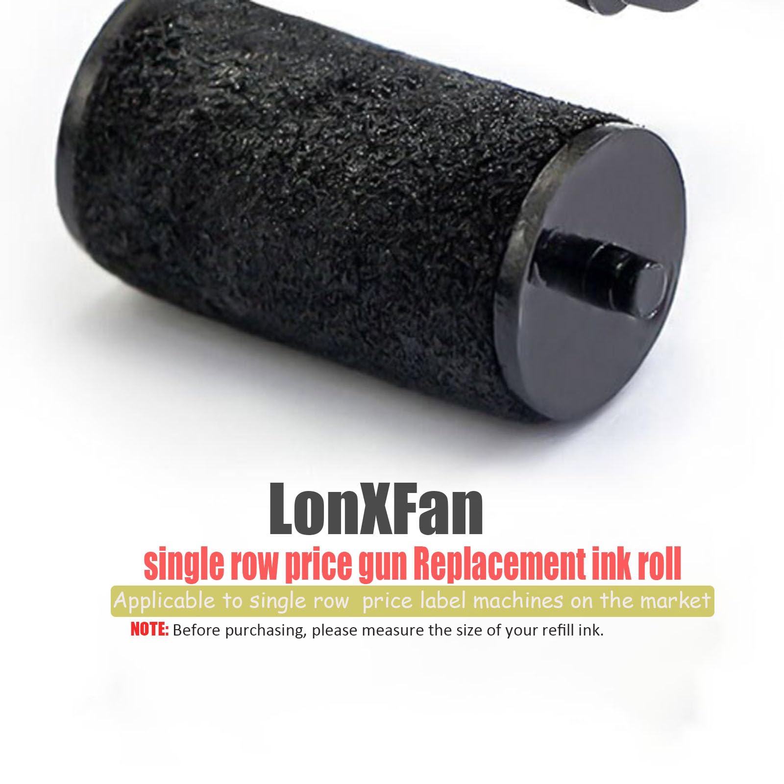 6 Pack Refill Ink Rolls Compatible with MX-5500 Label Price Gun - Replacement Ink Roller for Label Maker - Perfect for Retail Pricing, Warehouse Labeling & Inventory Management