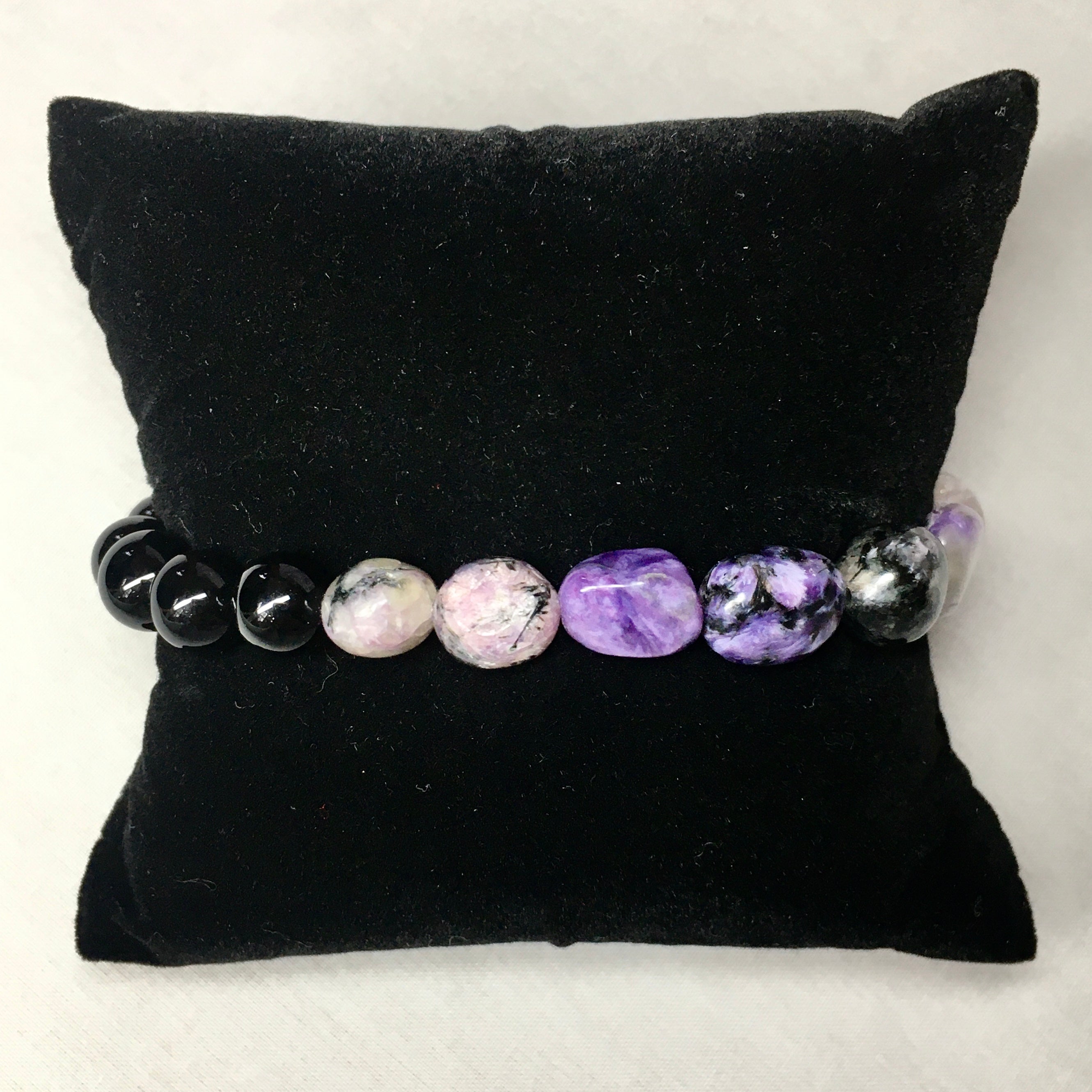 8mm Round Tumbled Stone Bracelet - Natural Healing Crystal Beaded Bracelet for Women & Men - Perfect for Meditation, Yoga & Spiritual Healing