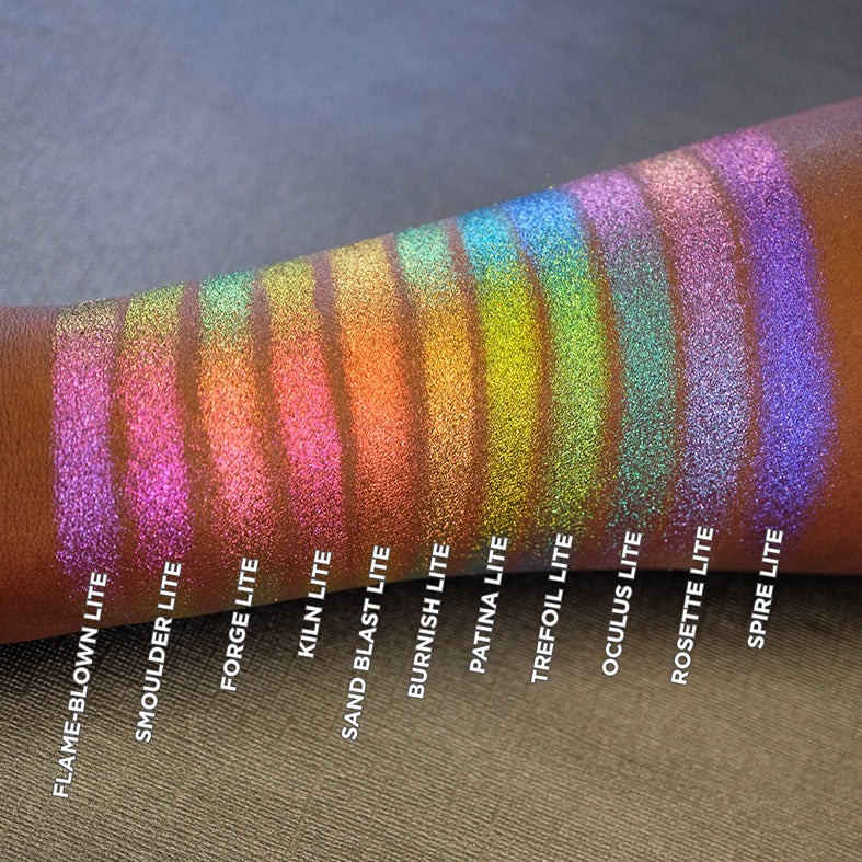 Burnish Lite | Multichrome Jewelled Eyeshadow Palette - Long-Lasting, Vibrant Colors for Day & Night Makeup Looks