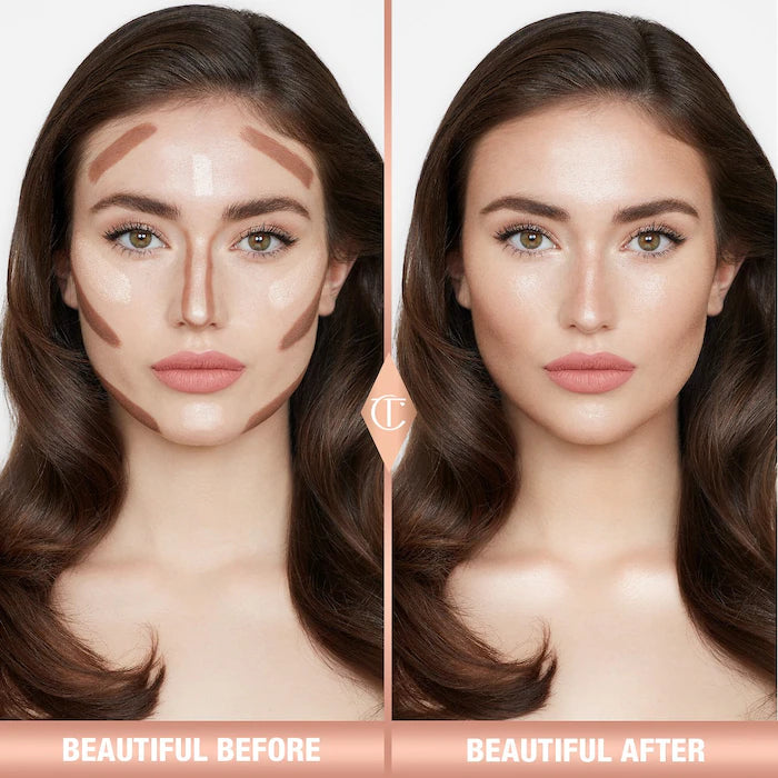 Charlotte Tilbury Hollywood Contour Wand - Cream Bronzer & Highlighter Stick for Face Contouring | Buildable, Blendable Formula for Natural Glow | Perfect for Everyday Makeup & Special Occasions