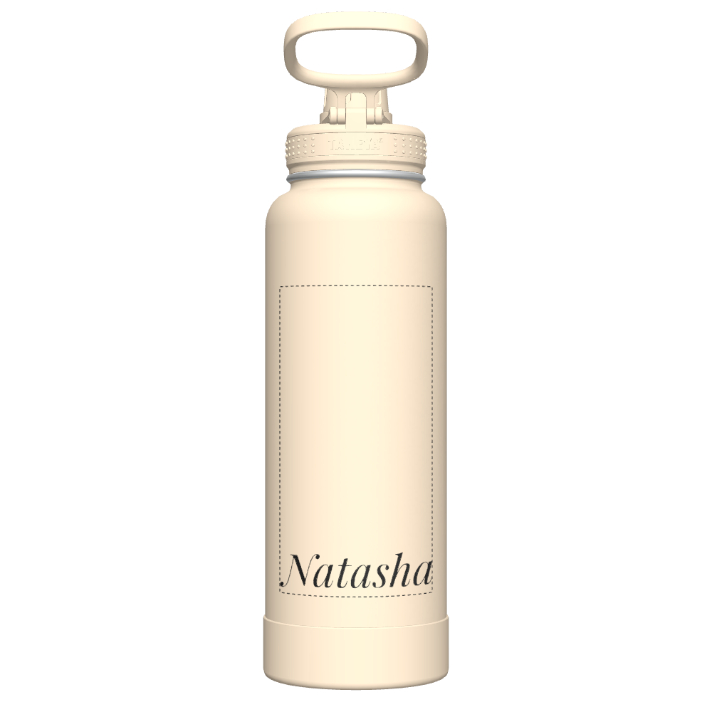 40oz Customized Spout Lid Bottle for Oat Milk - Perfect for Smoothies, Coffee, and On-the-Go Hydration