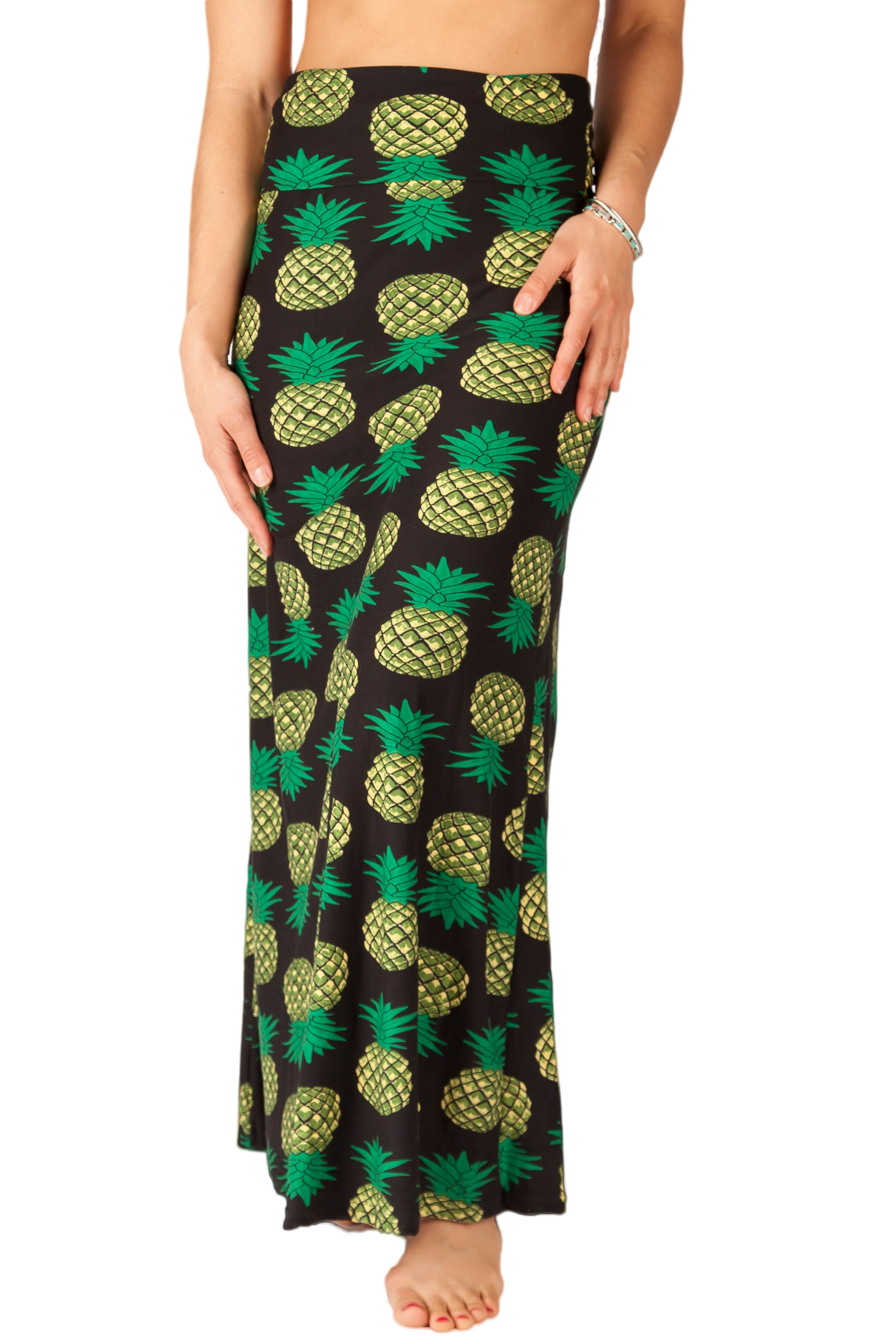 Aloha MAXI SKIRT - Floral Print Long Summer Skirt for Women | Beach Vacation, Luau Party, Casual Outfit