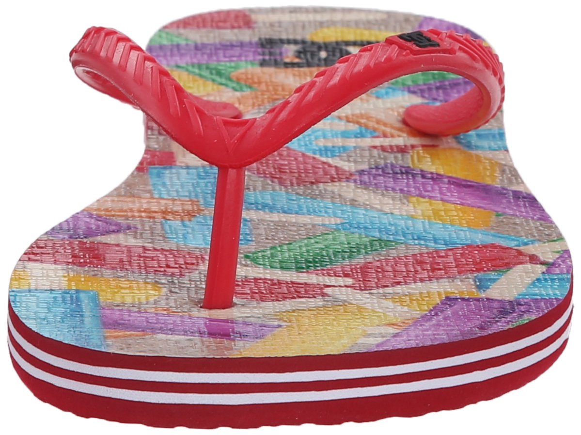 DC Women's Spray Graffik Flip Flops - Comfortable Sandals for Beach, Pool & Summer Outfits | Trendy Casual Footwear for Women