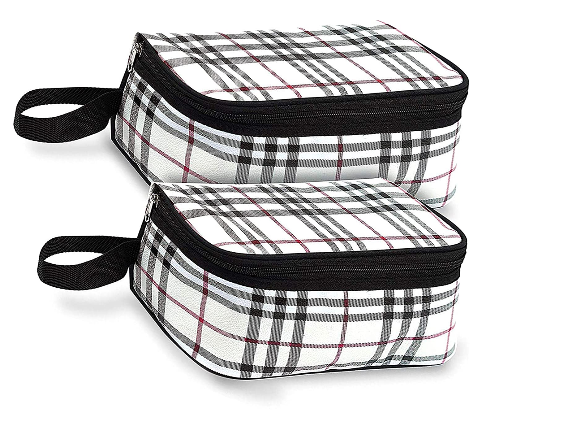 Pentbuns Set of 2 Water-Resistant Travel Organizer Pouches - Multipurpose Toiletry & Cosmetic Bag for Accessories, Shampoo, Full-Sized Containers | Perfect for Vacation, Business Trips & Gym Essentials