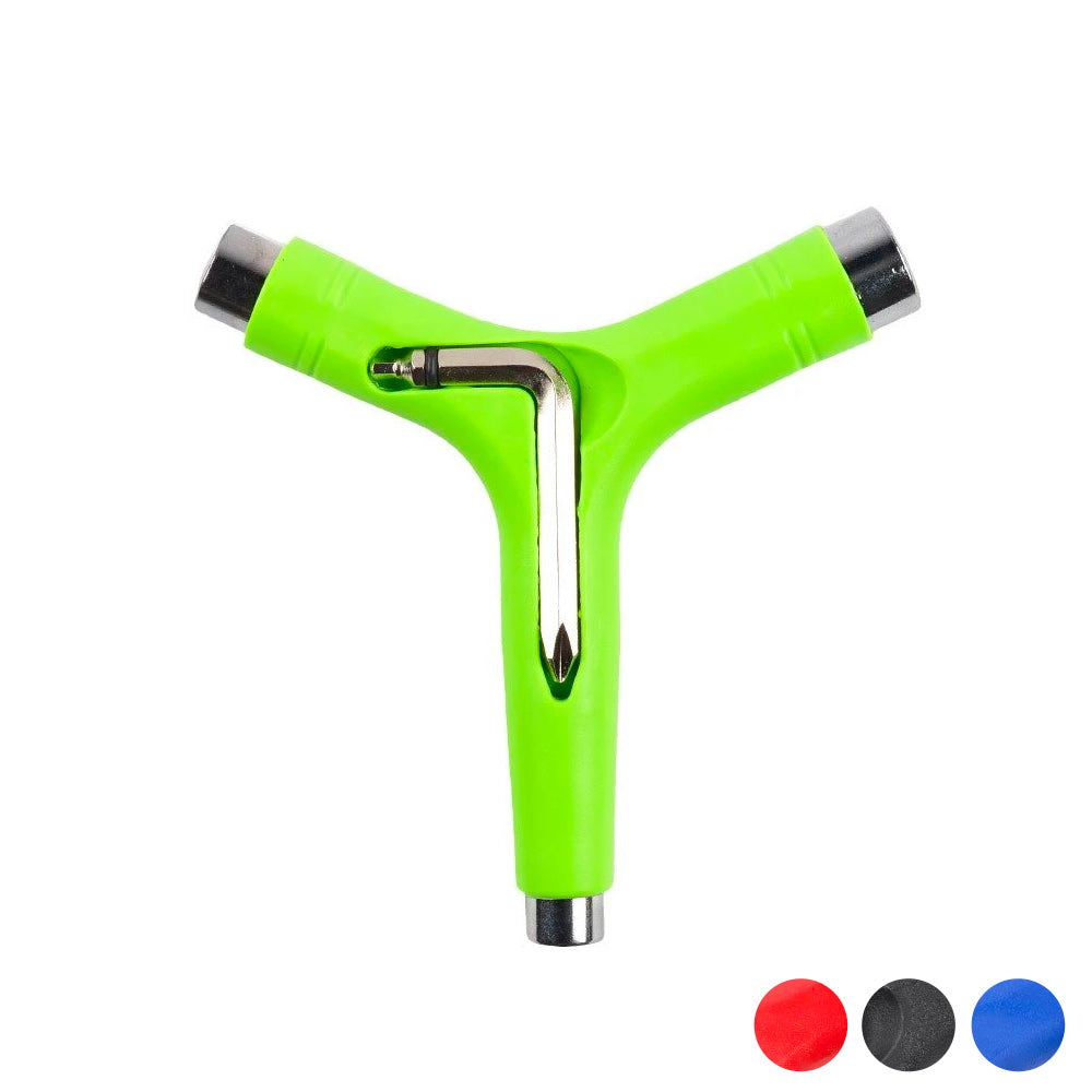 Psycho Sk8 Y Tool Turbo - High Performance Skateboard Multi-Tool for Maintenance & Repair - Perfect for Skateboarders & Longboarders on the Go
