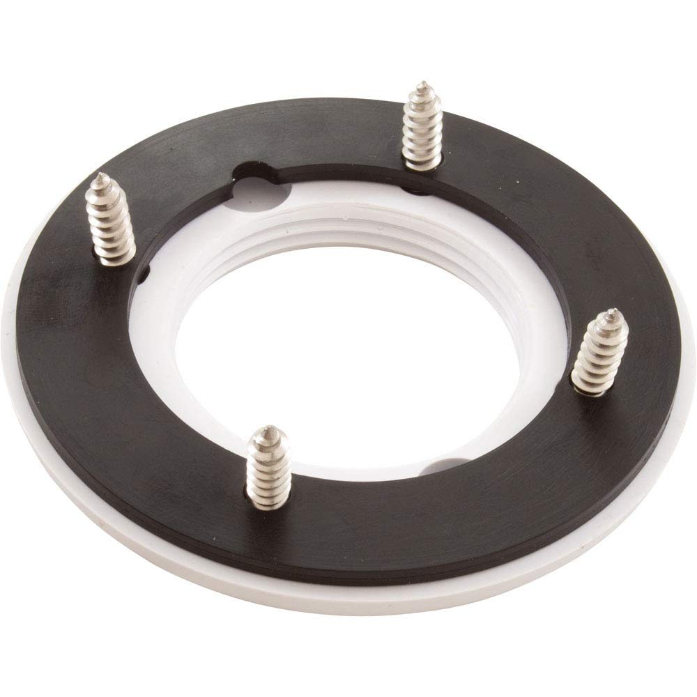 Custom Molded VNL Pool Return Faceplate Kit - Threaded White for Inground & Above Ground Pools - Easy Installation & Replacement