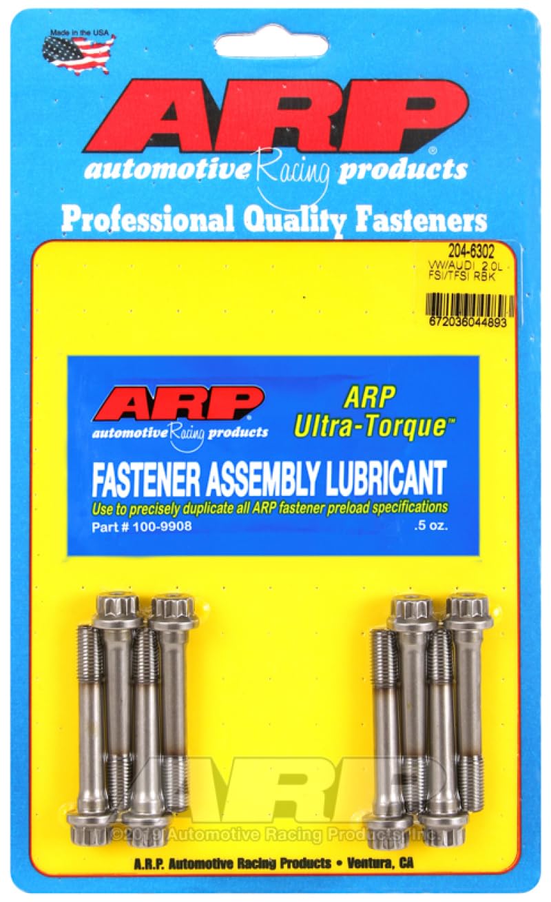 ARP 204-6302 Bolt Kit for VW/Audi 2.0L FSI/TFSI Engine - Connecting Rod Bolts Replacement - Perfect for VW Golf, Jetta, Audi A3, A4, TT Performance Upgrades & Engine Repairs