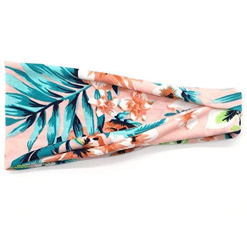 Stylish Printed Hair Bands Set for Women - 6 Pack Fashion Hair Accessories for Ponytail, Bun & Everyday Use - Perfect for Workout, Office & Casual Wear