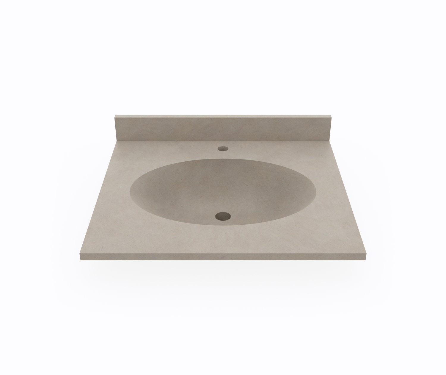 CH1B2225 Chesapeake 22 x 25 Inch Single Bowl Bathroom Vanity Top - Perfect for Modern Home & Apartment Renovations