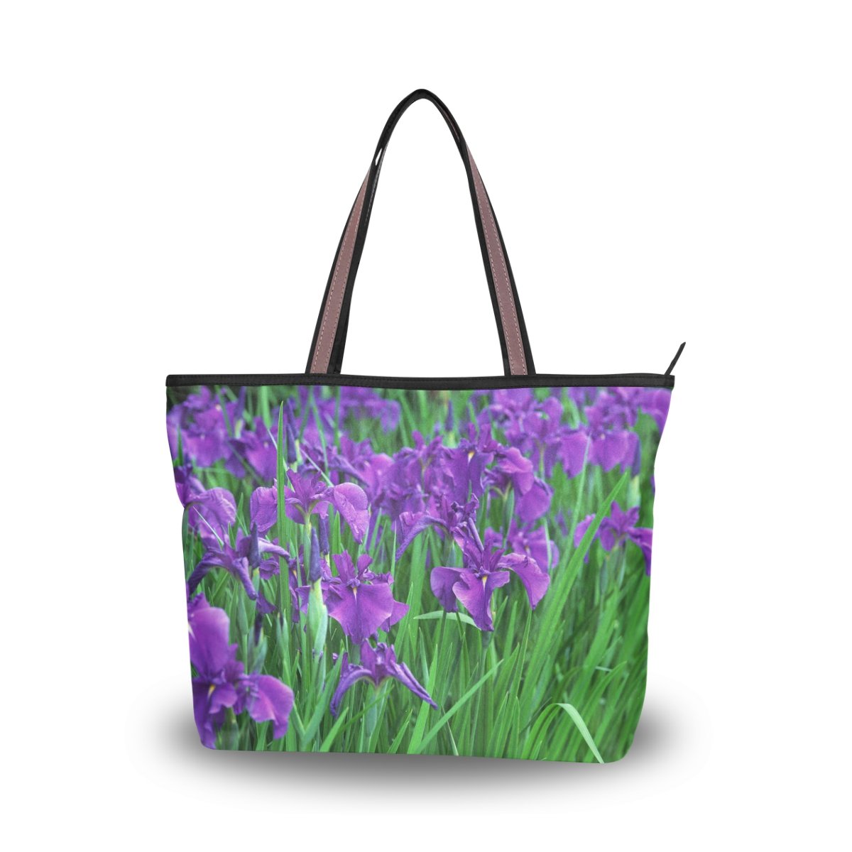 Stylish Women's Large Tote Bag with Top Handle & Shoulder Strap - Floral Pattern Handbag for Work, Travel & Everyday Use