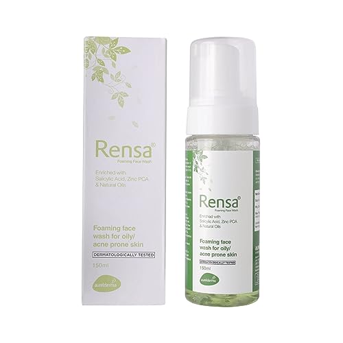 M-Tech RENSA Foaming Face Wash 150ml - Gentle Cleansing for Acne-Prone & Sensitive Skin - Daily Skincare Routine