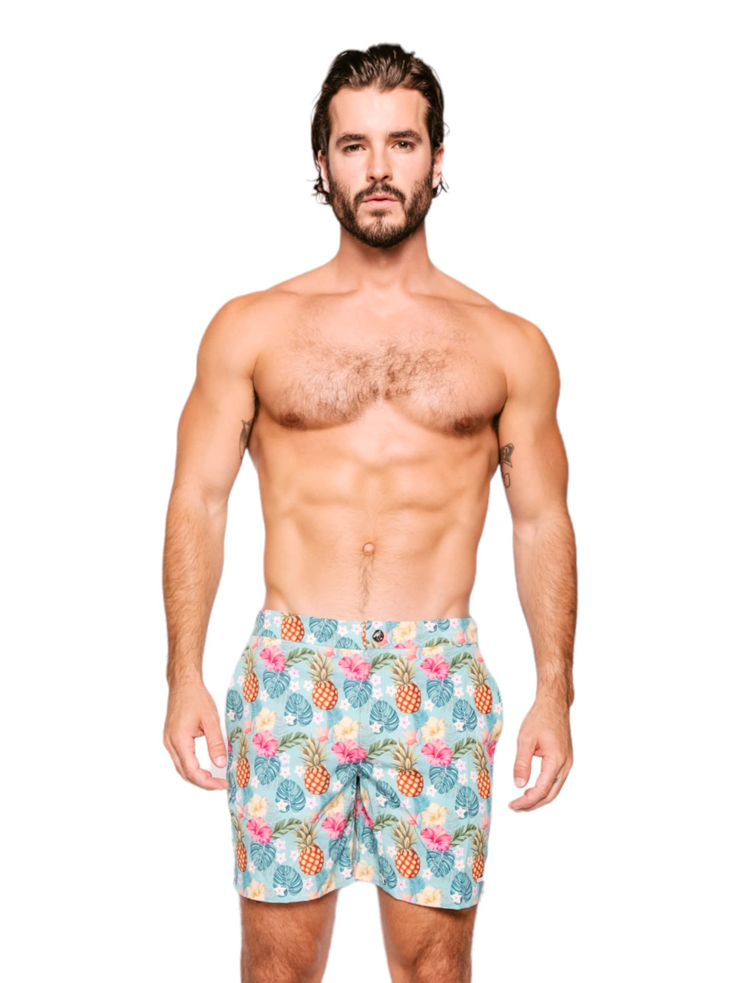 **Men's Quick-Dry Swim Shorts - Comfortable & Stylish Beachwear for Swimming, Surfing & Summer Activities**
