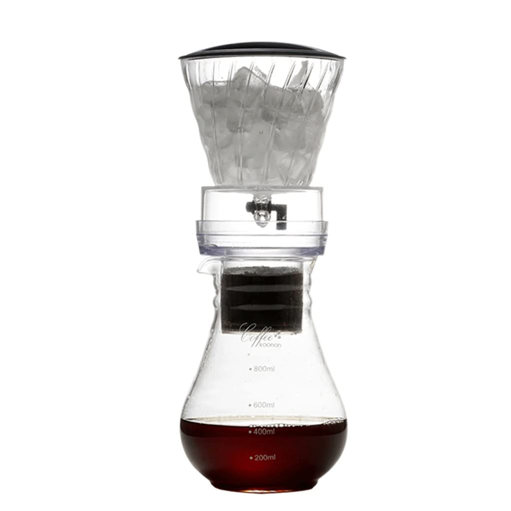 Premium Clear Coffee Dripper by CoastLine - BPA-Free Plastic Pour Over Coffee Maker for Hot & Cold Brew - Perfect for Home, Office, and Camping Use