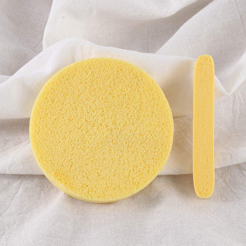 12 Pack Multicolor Facial Cleansing Sponge Puff - Gentle Makeup Remover & Skin Care Tool for Women & Girls | Perfect for Daily Face Washing & Travel Beauty Routine