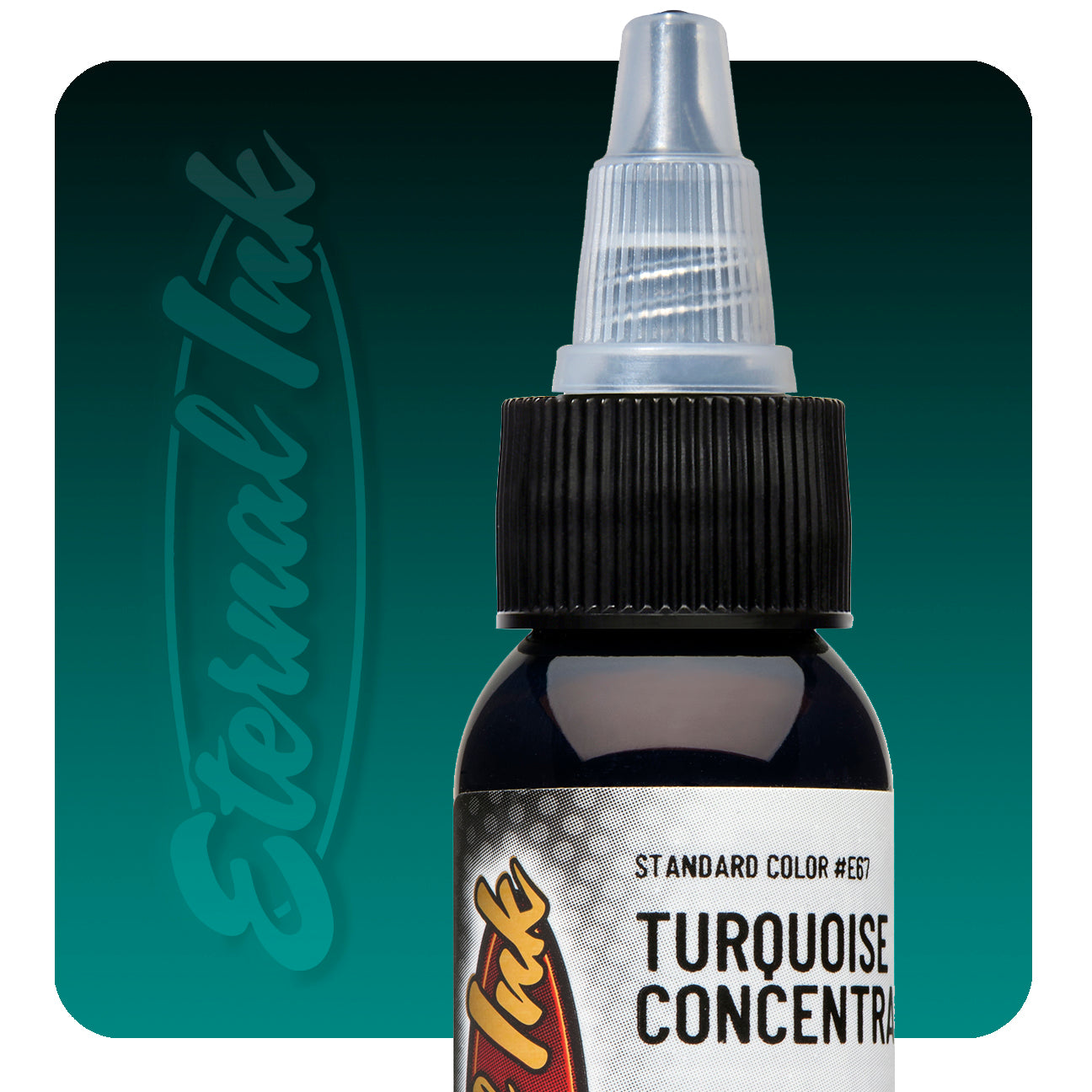Eternal Turquoise Concentrate Ink for Calligraphy, Art & DIY Projects - Vibrant Waterproof Ink for Fountain Pens, Dip Pens & Crafting