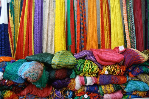 12 Ft Hammock - Handwoven Mexican Cotton Hammock for Camping, Patio & Backyard - Multi-Color Outdoor Hanging Bed - Perfect for Relaxation, Travel & Beach Use
