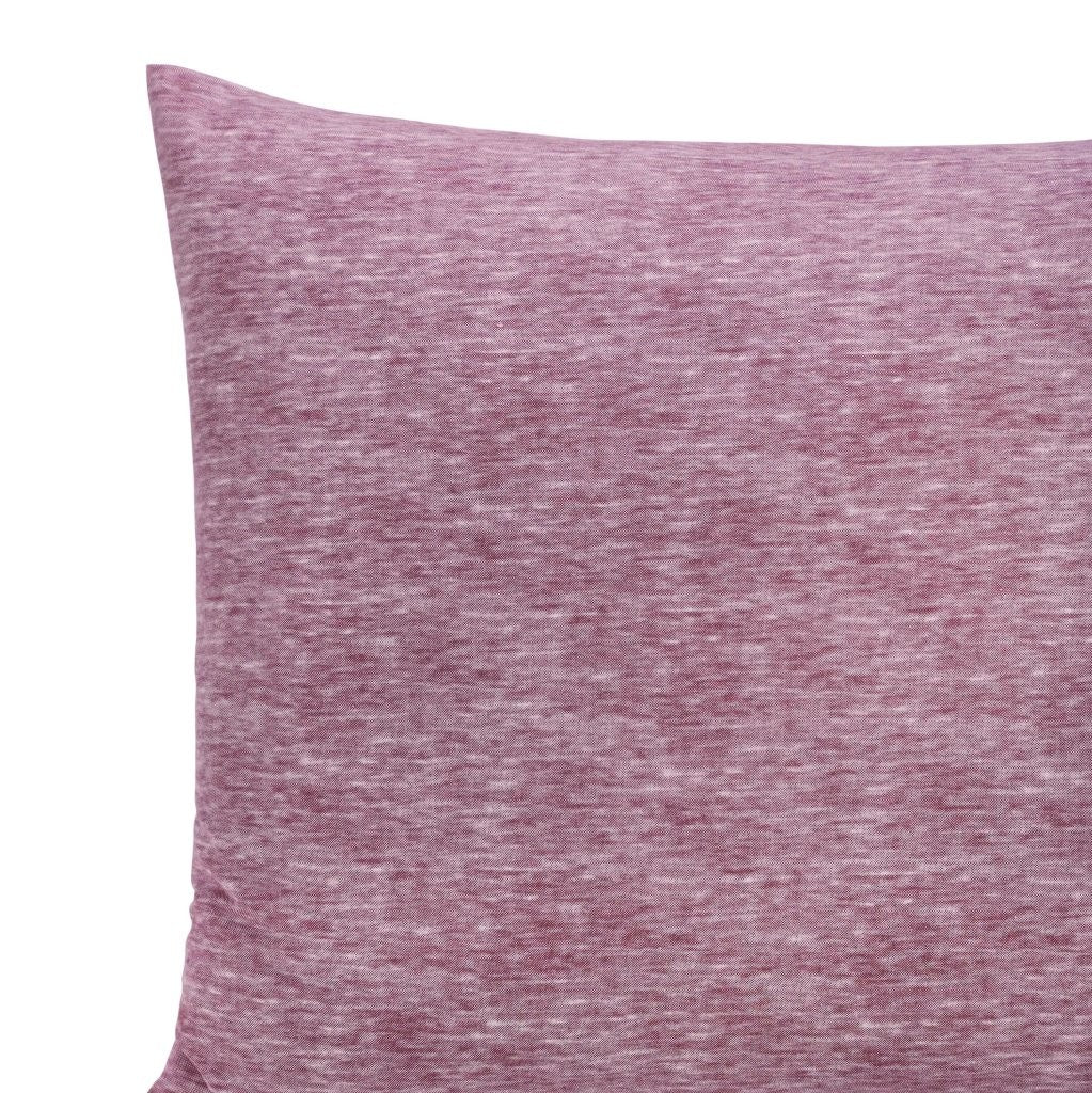 Premium Melange Flannel Cotton Two-Toned Brushed Pillowcases Set of 2 - Soft & Cozy for Winter Nights - Perfect for Bedroom, Guest Room & Home Decor