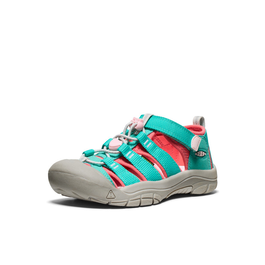 Newport H2 Kids' Sandals - Bright Aqua & Giggle Pink | Comfortable Beach & Pool Shoes for Boys and Girls | Perfect for Summer Outdoor Activities