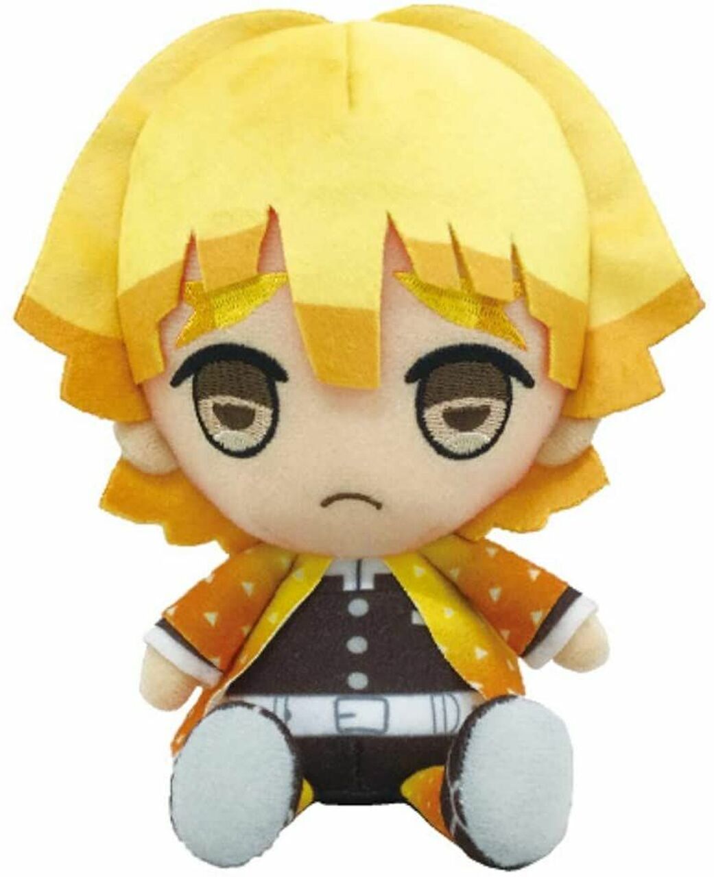 Bandai Demon Slayer: Kimetsu no Yaiba Zenitsu Agatsuma Plush Toy - Cute Anime Collectible for Fans, Home Decor & Gift Idea