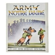 Notre Dame vs Army 1935 Official Football Game Program - Vintage College Football Collectible for Fans and Memorabilia Enthusiasts