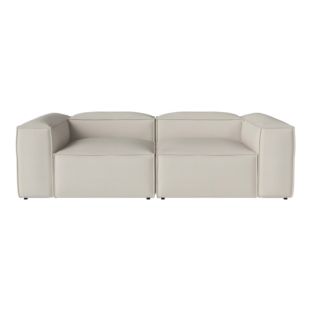 Cosima 2-Seater Sofa - Modern Fabric Loveseat for Small Spaces | Perfect for Living Room, Apartment & Office Waiting Area