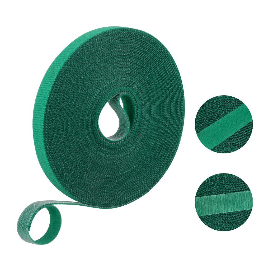 KINGLAKE Garden Plant Tape - 65.6ft Green Plant Support for Climbing Plants | Home & Office Gardening