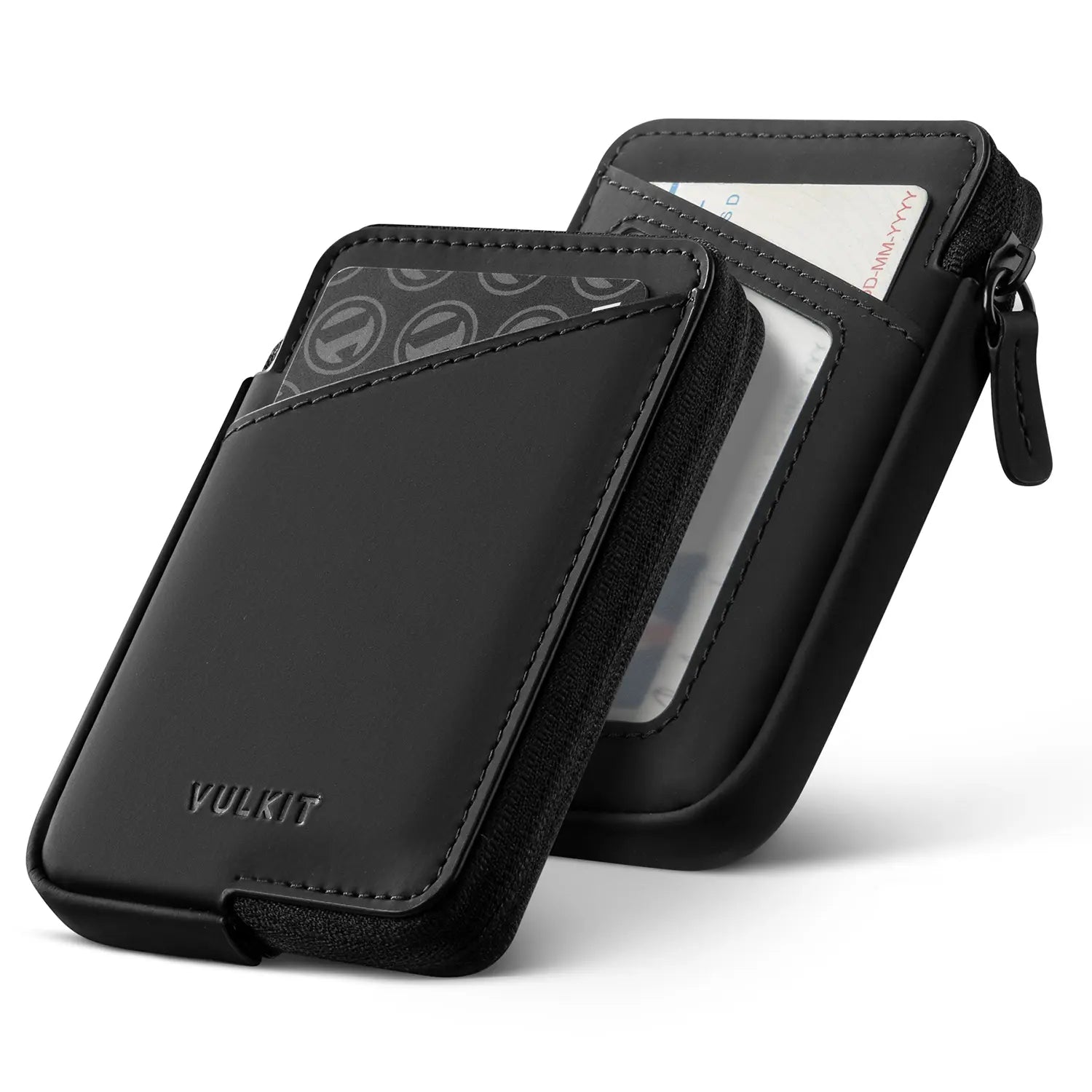 Slim RFID Blocking Leather Card Holder Wallet for Men & Women - Holds 10+ Credit Cards & Cash - Compact Minimalist Wallet for Travel, Business & Everyday Use