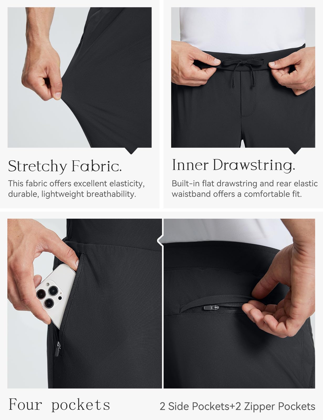 BALEAF Men's Stretch Golf Pants 30