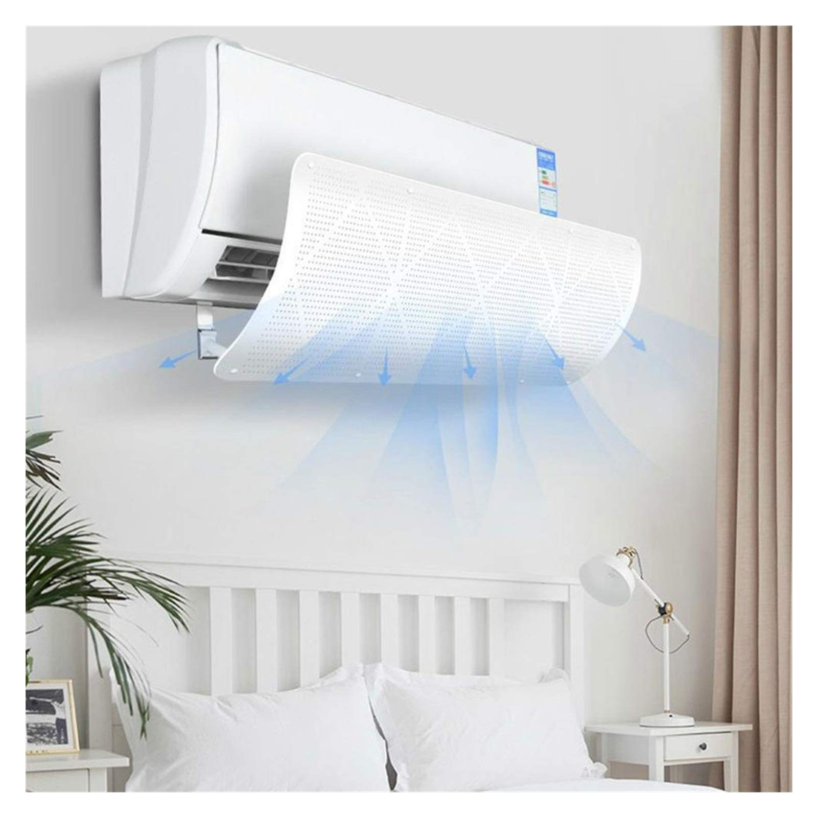 Universal Hollow Air Conditioner Wind Deflector - Adjustable AC Vent Cover Shield for Direct Blow Protection, Perfect for Home, Office & Bedroom Cooling Comfort