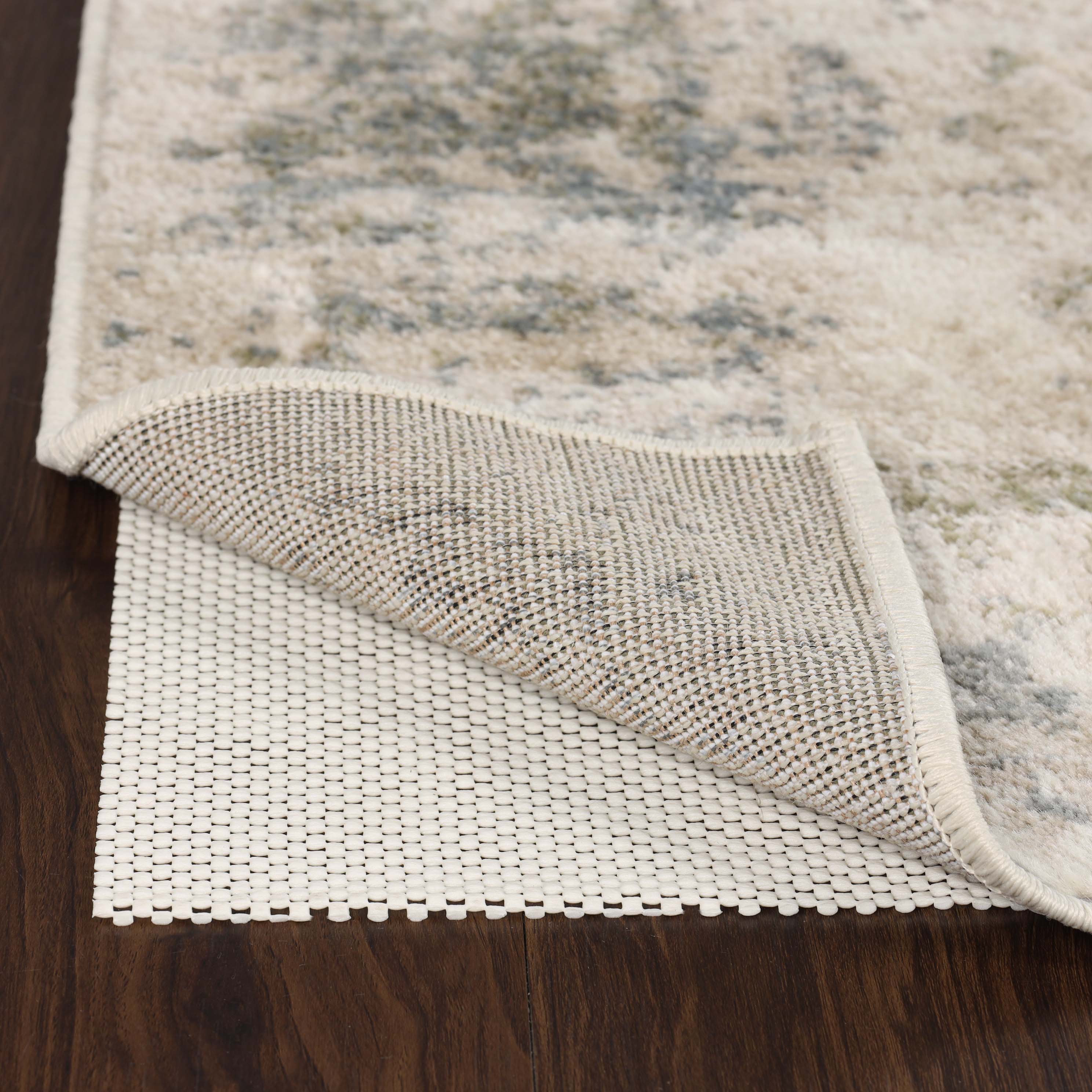 Rio Reversible Non-Slip Ultra Grip Foam Mesh Rug Pad for Hardwood Floors - Perfect for Living Room, Bedroom & High Traffic Areas