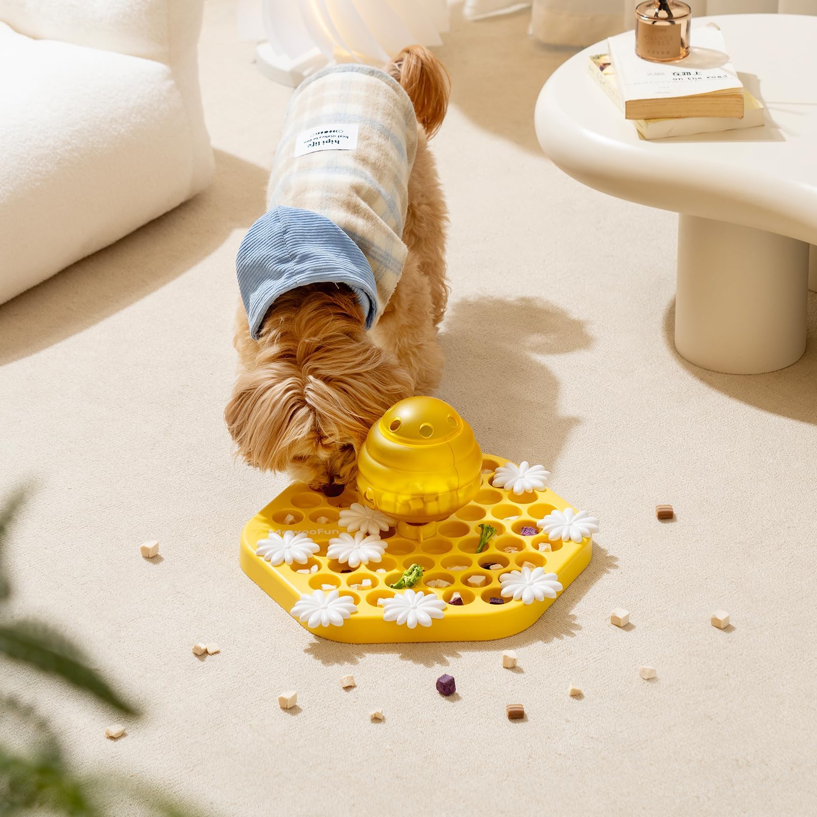 MEWOOFUN Interactive Dog Puzzle Toy for IQ Training & Mental Stimulation - Slow Feeder for Small, Medium & Large Dogs - Treat Dispensing Enrichment Toy for Smart Dogs - Perfect for Indoor Play & Boredom Relief