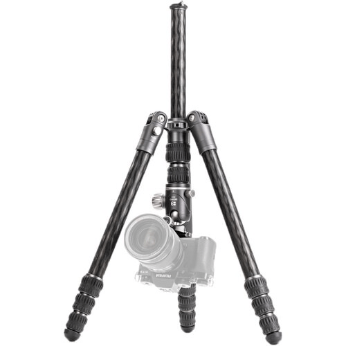 Benro BAT Carbon Fiber Travel Tripod & Monopod with VX25 Ball Head - 4-Section Twist Lock Legs, Compact & Lightweight for Photography - Perfect for Hiking, Travel & Outdoor Adventures