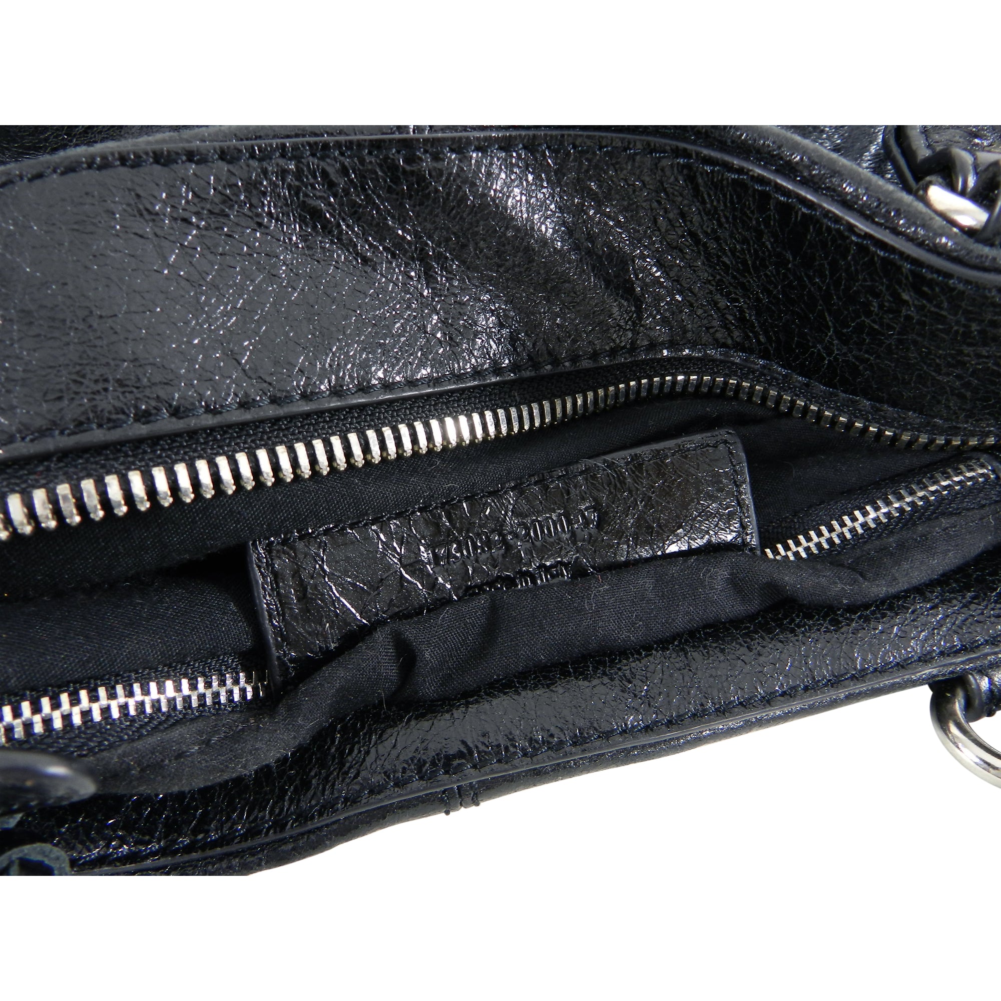 Balenciaga Black City Giant 21 Work Bag with Silver Hardware - Stylish Designer Handbag for Women, Perfect for Office, Travel & Everyday Use