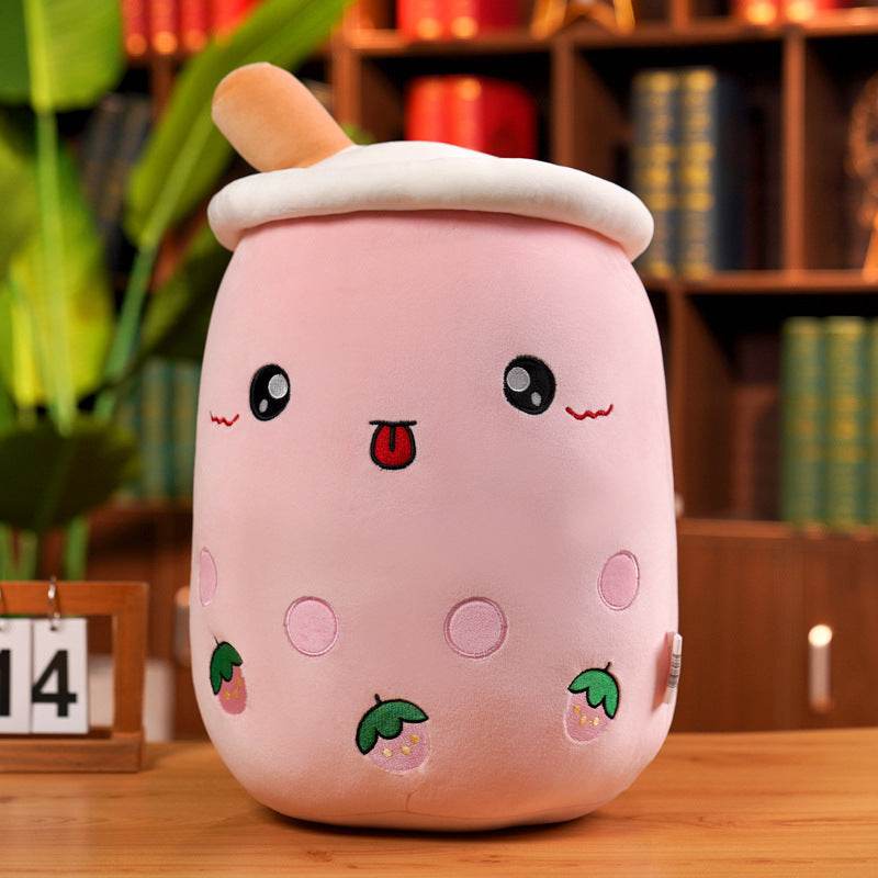 Cute Boba Plush Toy - Adorable Bubble Tea Stuffed Animal for Kawaii Lovers, Girls Room Decor, Anime Collection & Gift Giving
