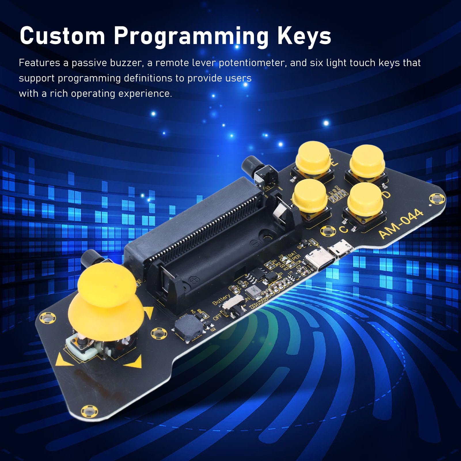 Game Console Development Board - Expansion Board with Buttons for Windows - Perfect for DIY Gaming Projects & Console Modifications